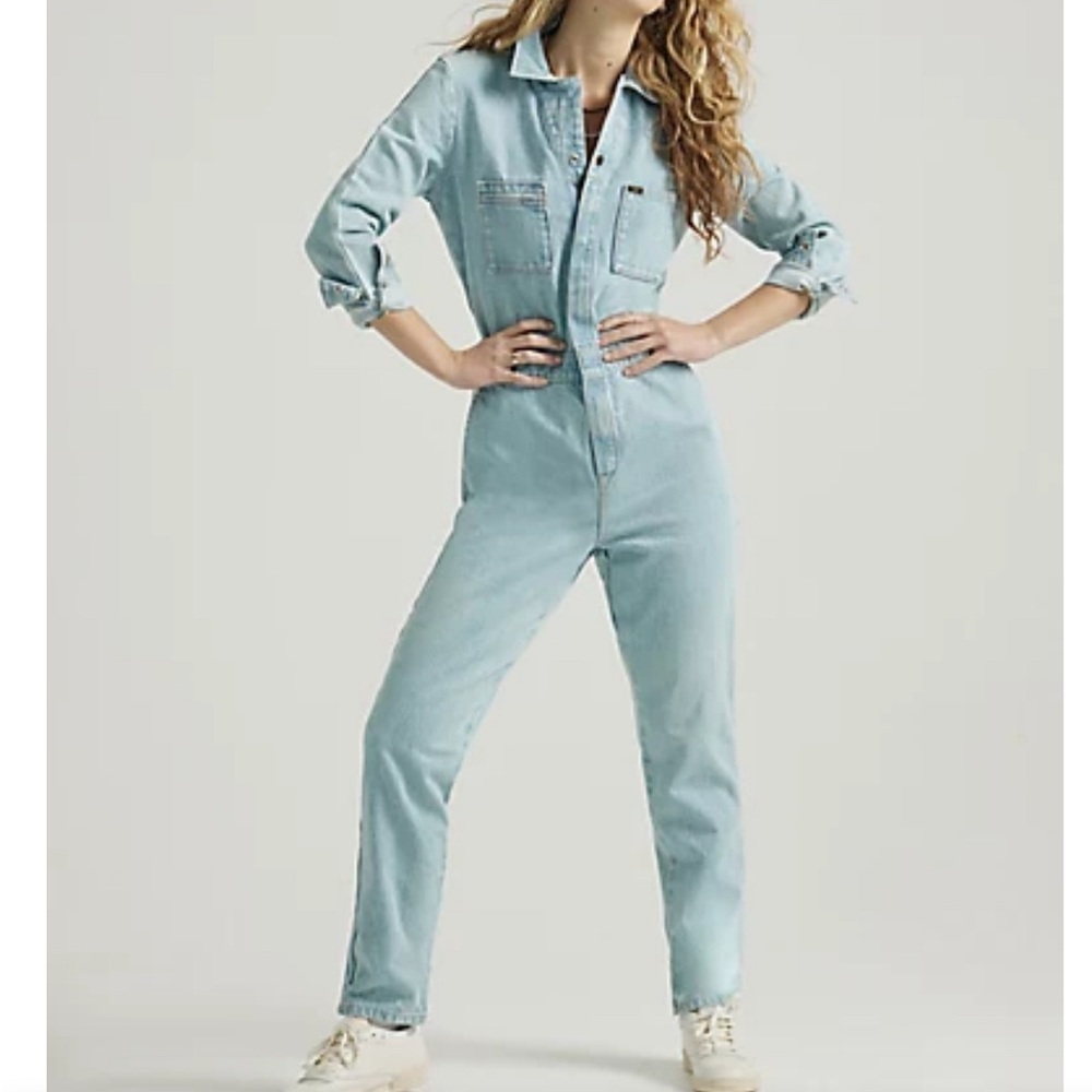 Lee Union-Alls Jumpsuit in Vibrant Blues size L